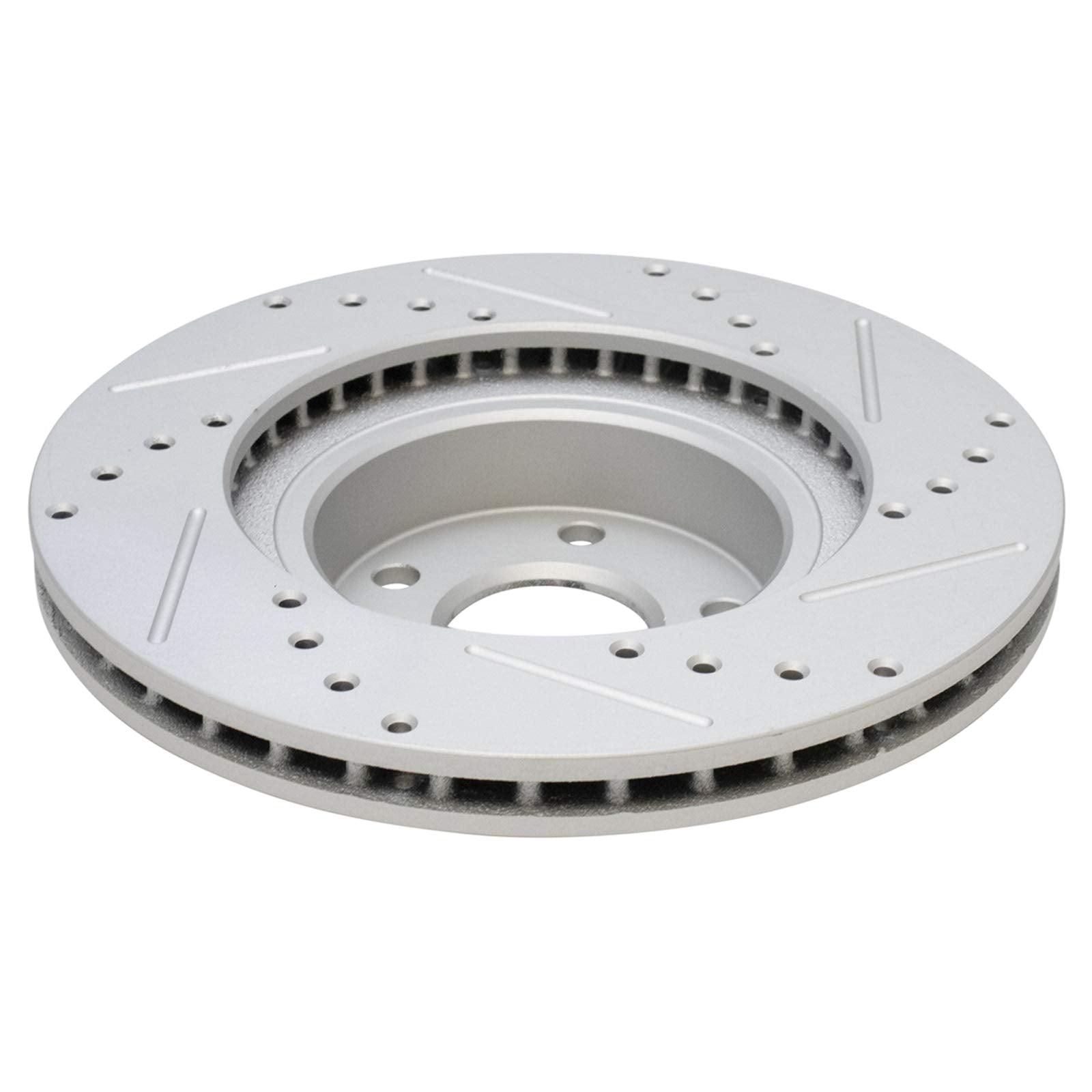 Trq Front Performance Brake Rotor Drilled Slotted Pair Set For 2005-2006 9-2X / 2013-2016 Brz / 1998-2002 Forester / 2013-2015 F