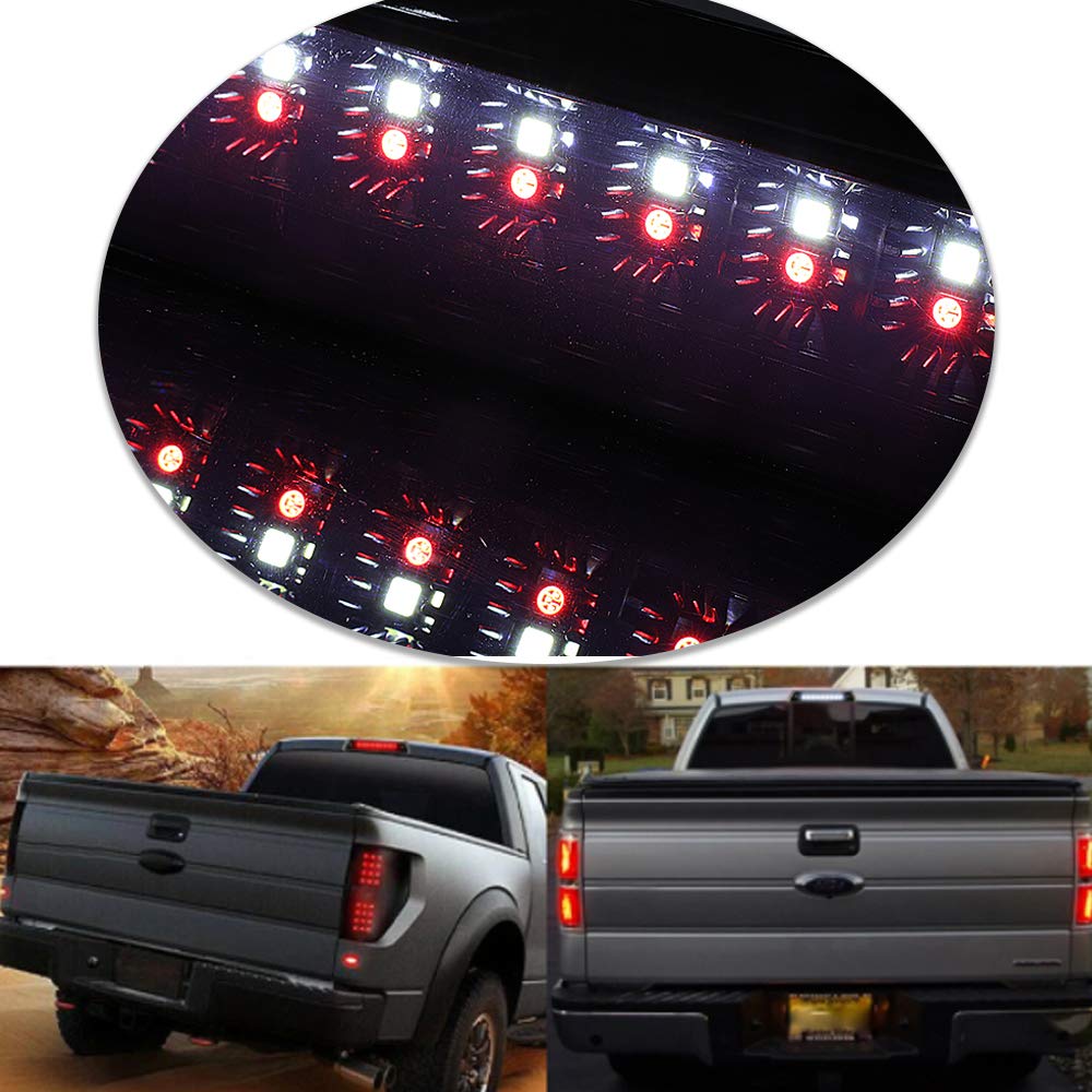 Third Brake Light Compatible With Ford F150 2009 2010 2011 2012 2013 2014 3Rd Brake Light Led Smoked Cargo Light Accessories