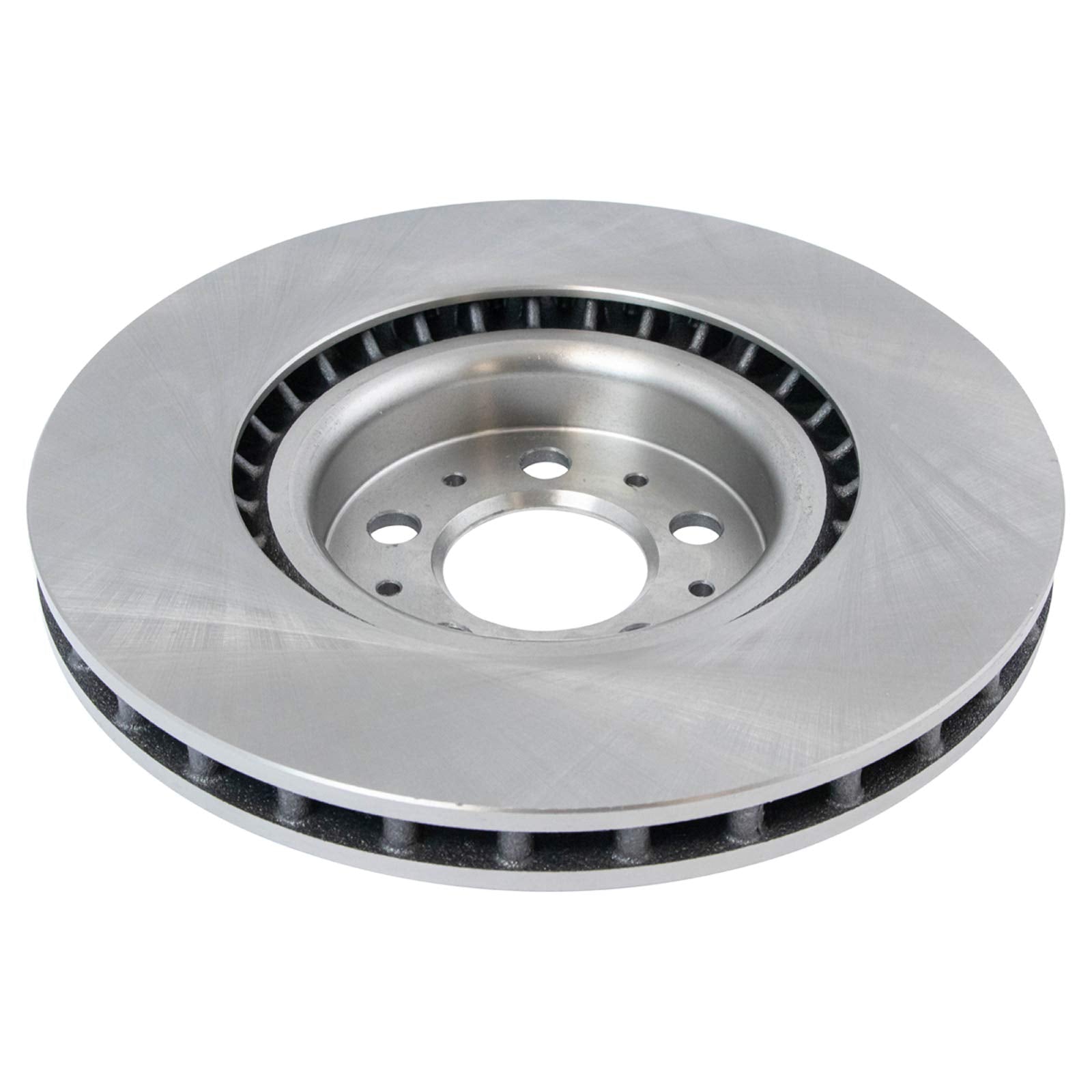 Trq Front Brake Pad & Rotor Kit Brake Pads Brake Rotor Semi-Metallic Compatible With 2004-2007 Volvo S60 V70