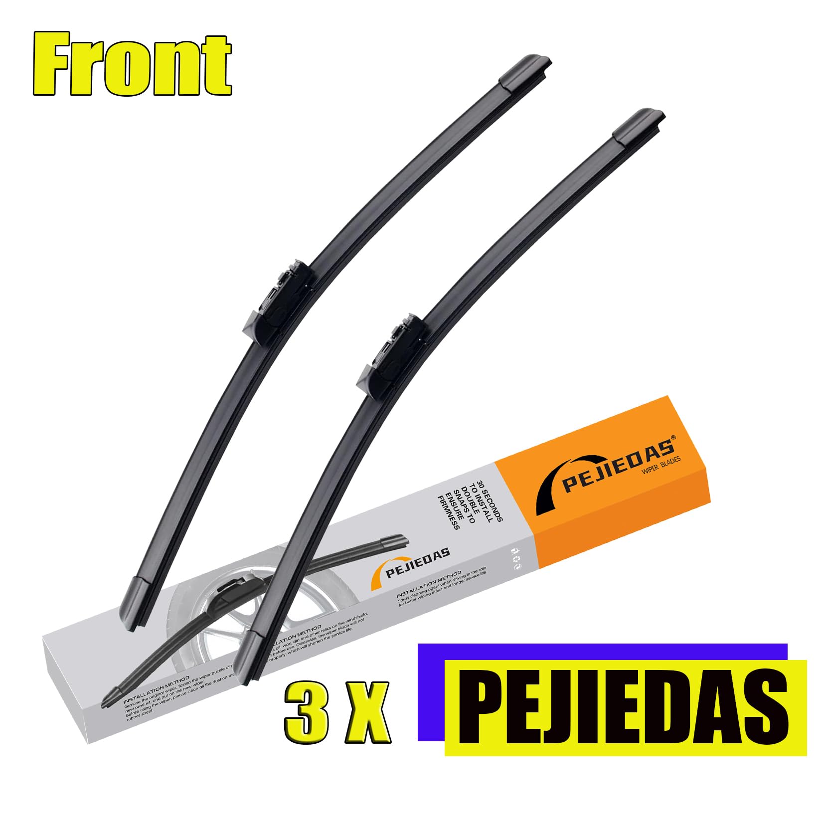 Pejiedas 26+20 Windshield Wipers With 14 Rear Wiper Blade Replacement For Subaru Ascent 2019-2022-Original Factory Quality (Pack Of 3)