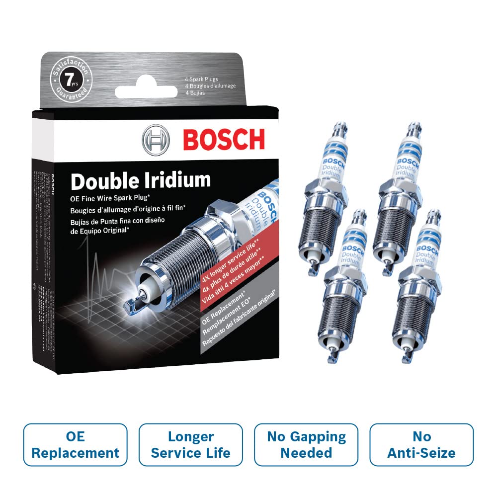 Bosch 9604 Oe Fine Wire Double Iridium Spark Plug - Pack Of 4