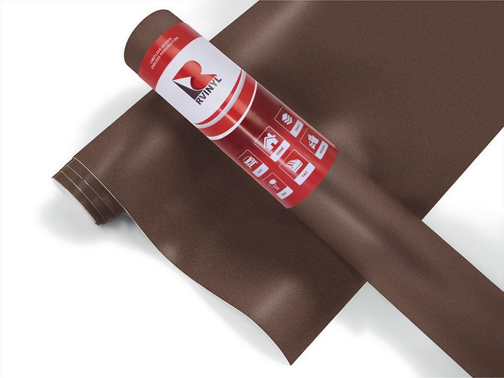 3M 2080 M209 Matte Brown Metallic (5Ft X 21Ft) Vinyl Wrap Film Sheet With Air-Release For Cars, Trucks & More (105Sq Ft Roll)