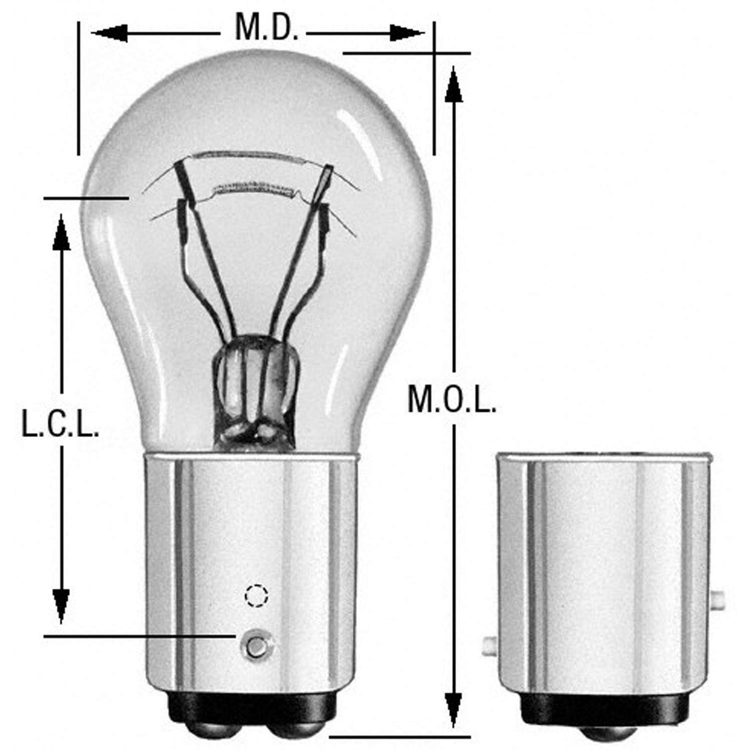 Wagner Lighting Bp2057Na Standard Multi-Purpose Light Bulb Card Of 2