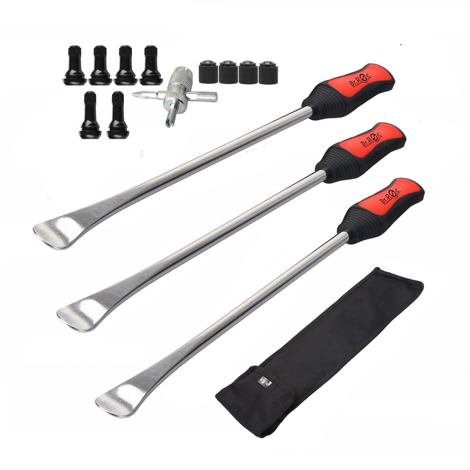 Dr.Roc 14.5 inch Perfect Leverage Tire Spoon Lever Iron Tool Kit Motorcycle Dirt Bike Lawn Mower Professional Tire Changing Tool