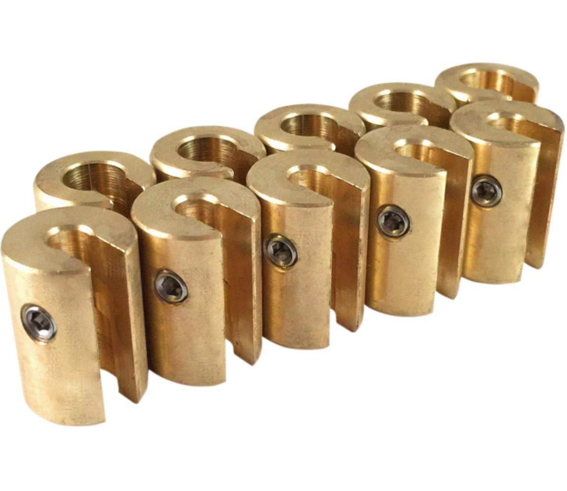 No-Mar Spoke Wheel Weight 1 oz. Brass (10 pack)