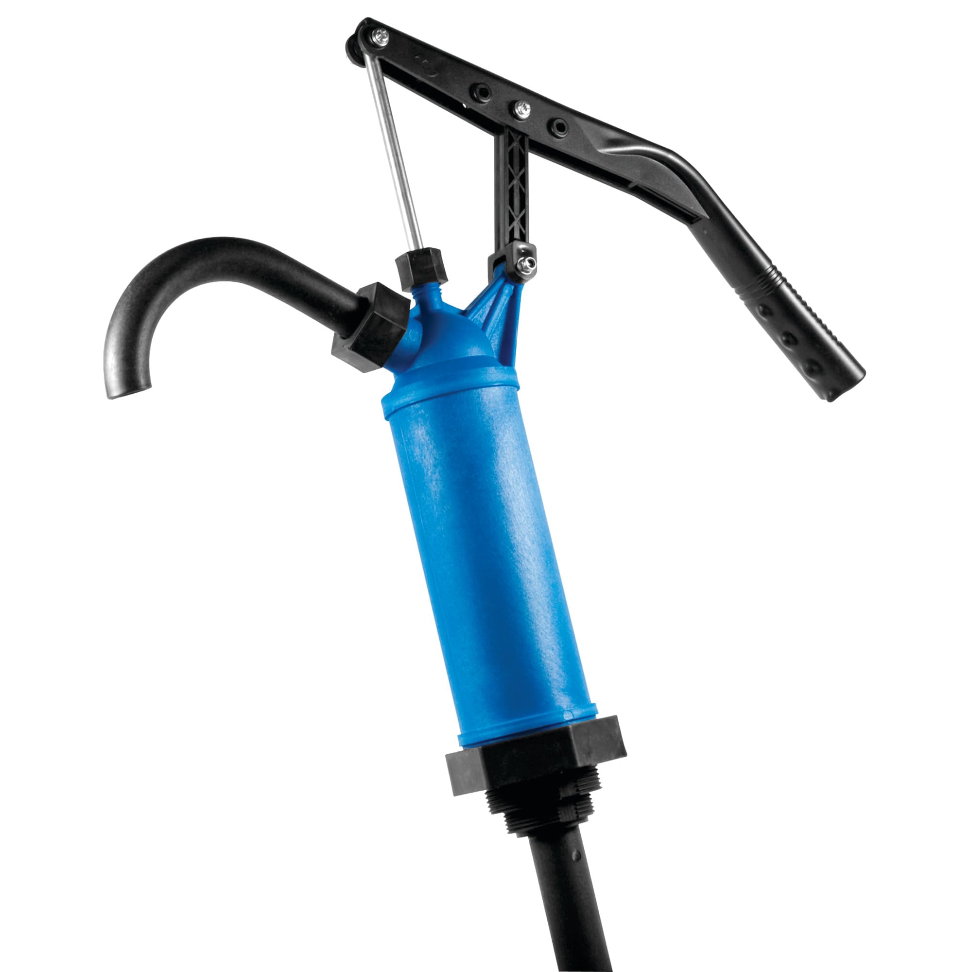 Performance Tool W54268 Blue General Purpose Lever Action Barrel Drum Pump - Fits 5 To 55 Gallon Drums