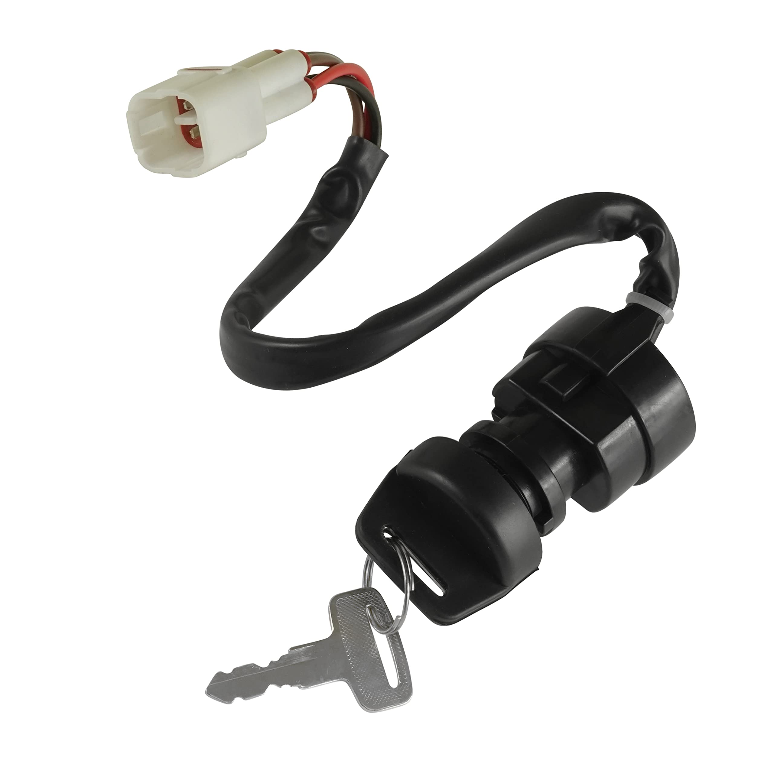 Caltric Ignition Key Switch Compatible With Yamaha Warrior 350 Yfm350 1996 1997 1998 1999 2000 2001 Atv