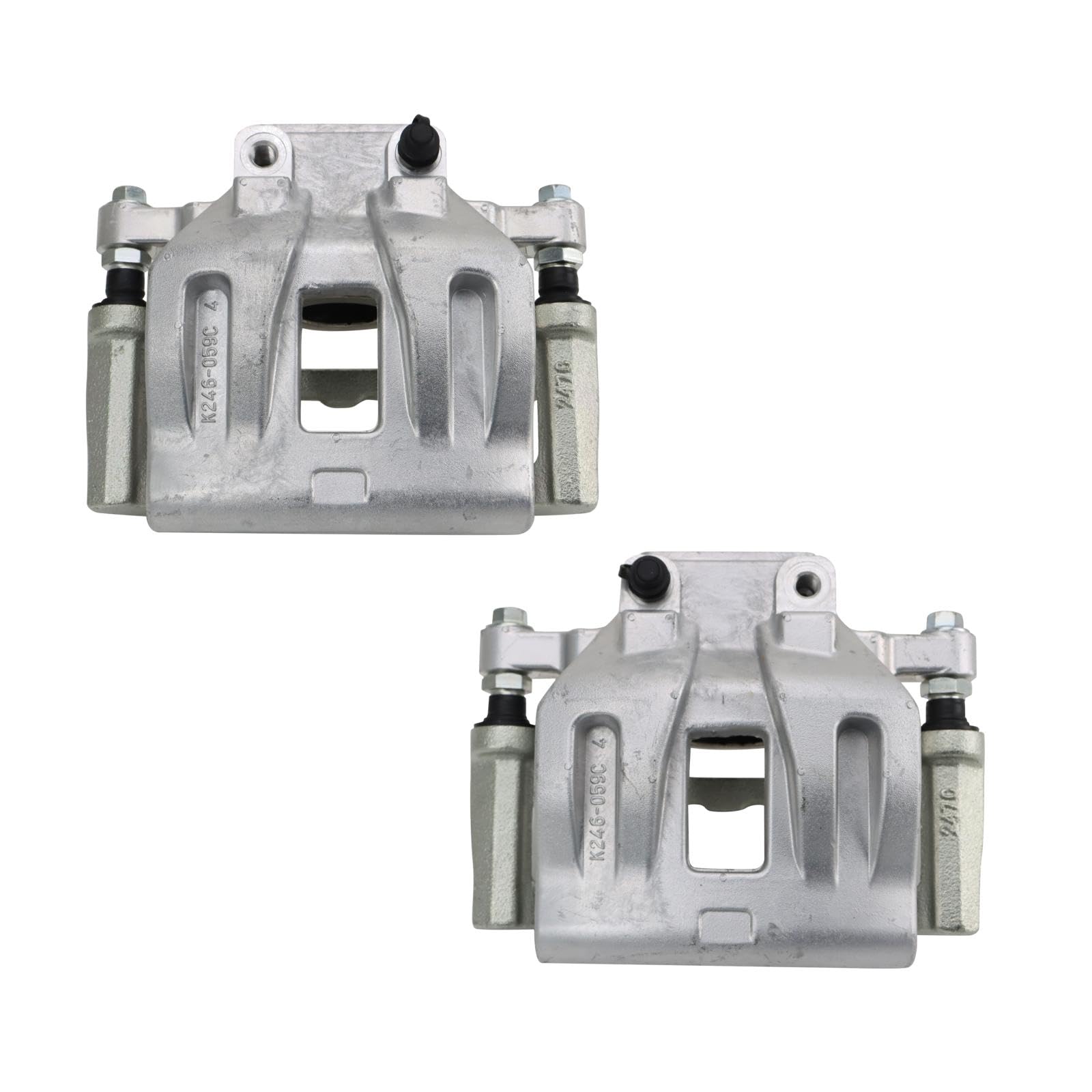 Trq Front Brake Caliper Set Compatible With 2012-2021 Chrysler 300 2017-2021 Dodge Challenger Charger