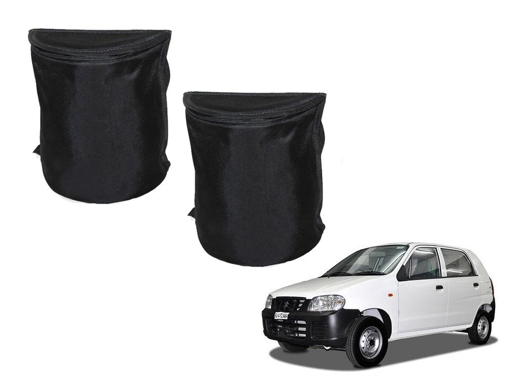 Kozdiko Semi Cylindrical Car Dustbin Set of 2 Pcs for Maruti Suzuki Alto