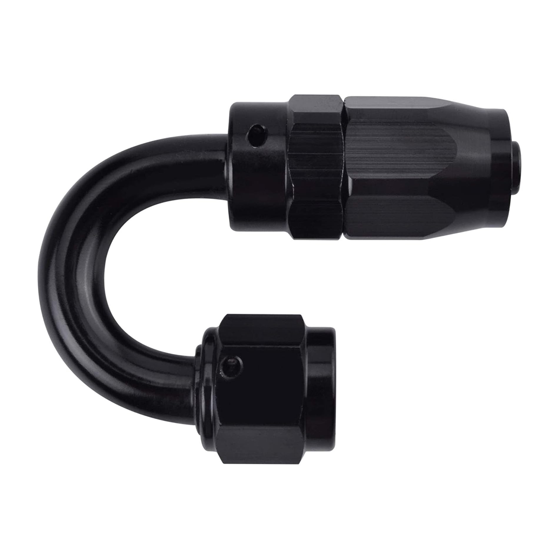Evil Energy 4An Hose End Fitting 180 Degree Swivel For Cpe Braided Hose Black
