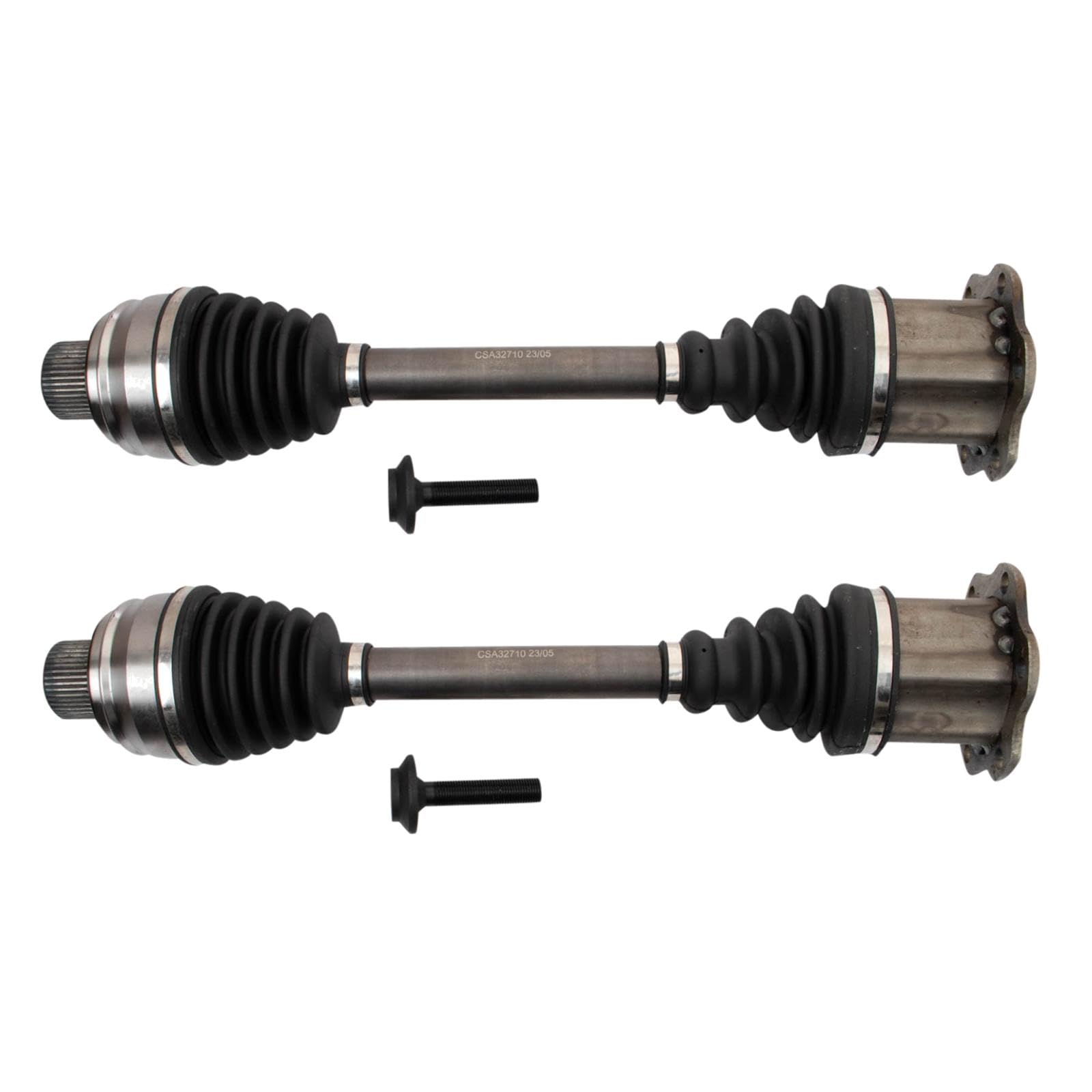TRQ Front CV Axle Shaft Assembly Set Compatible with 2005-2009 Land Rover LR3 2010-2013 LR4 2006-2013 Range Rover Sport
