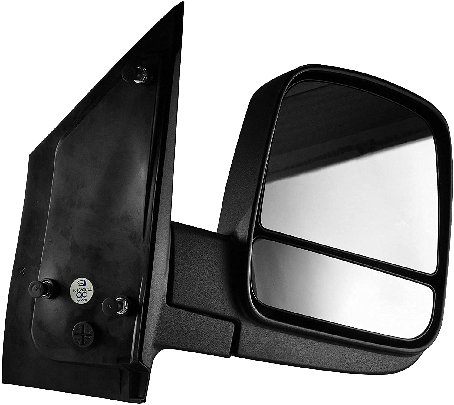 Passenger Side Textured Side View Mirror For 08-14 Chevy Express & Gmc Savana 1500, 08-17 Chevy Express 2500 3500, Gmc Savana 25