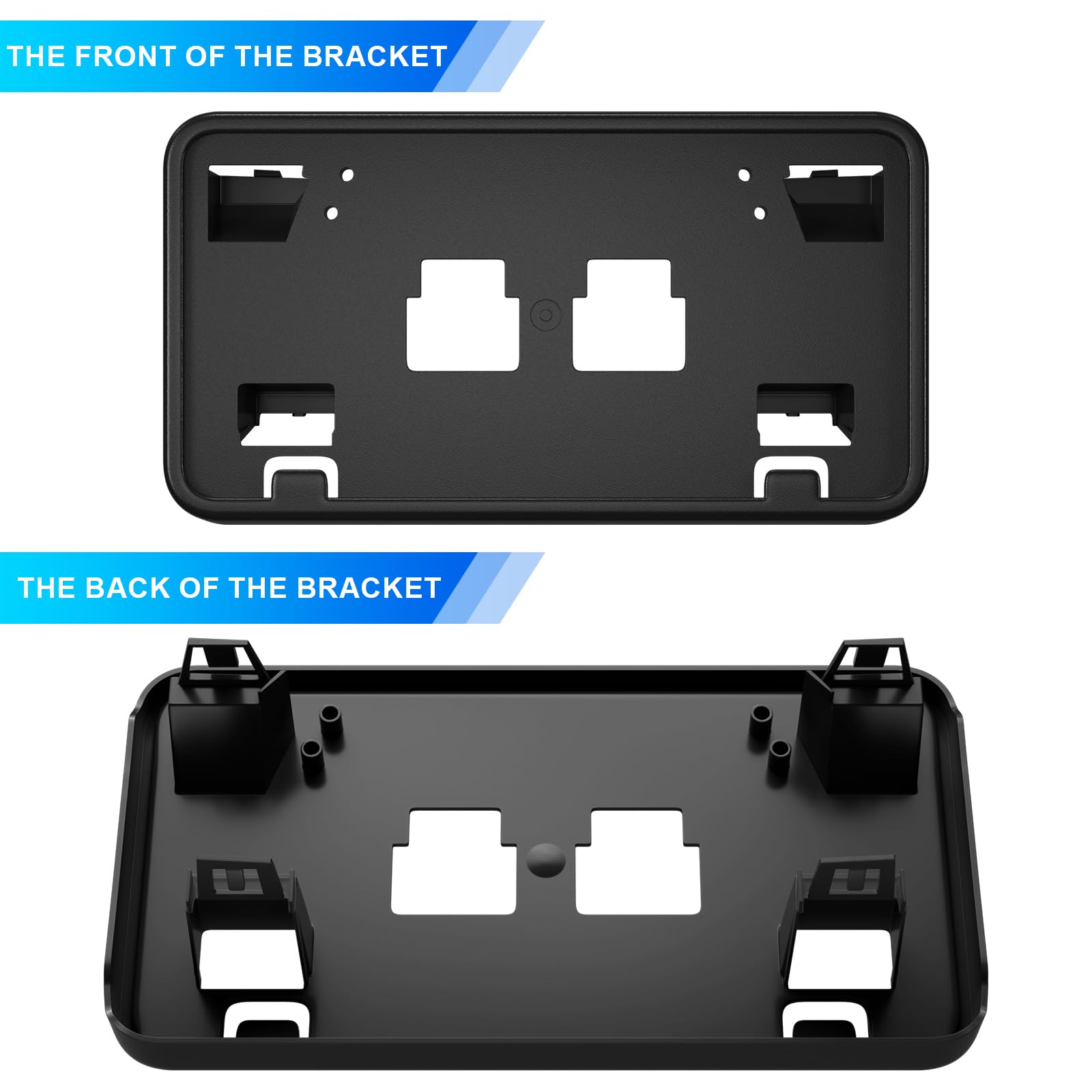 License Plate Frame for 2021 2022 2023 Ford F150 Accessories- Front Bumper License Plate Bracket Holder 3.3L 5.0L ML3Z-17A385-AB