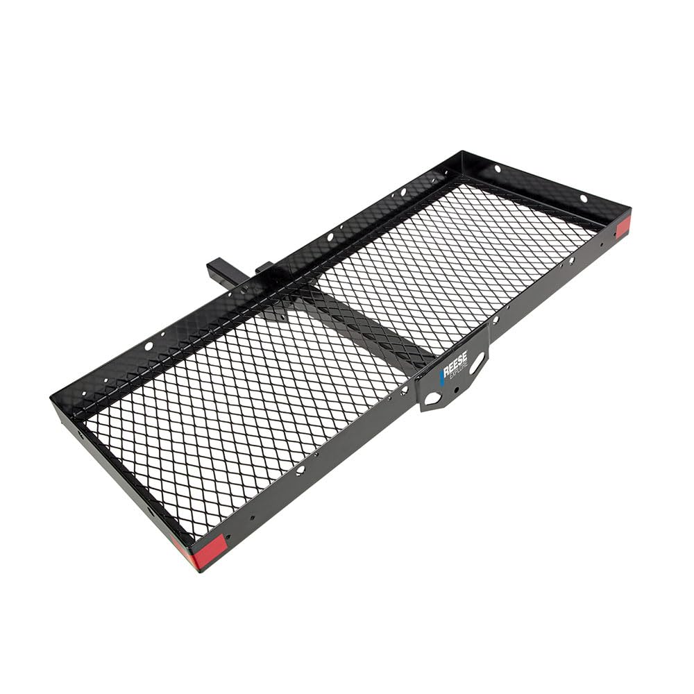 Pro-series 6502 StrongArm Hitch Mounted Folding Cargo Carrier for 2    Receivers, Black