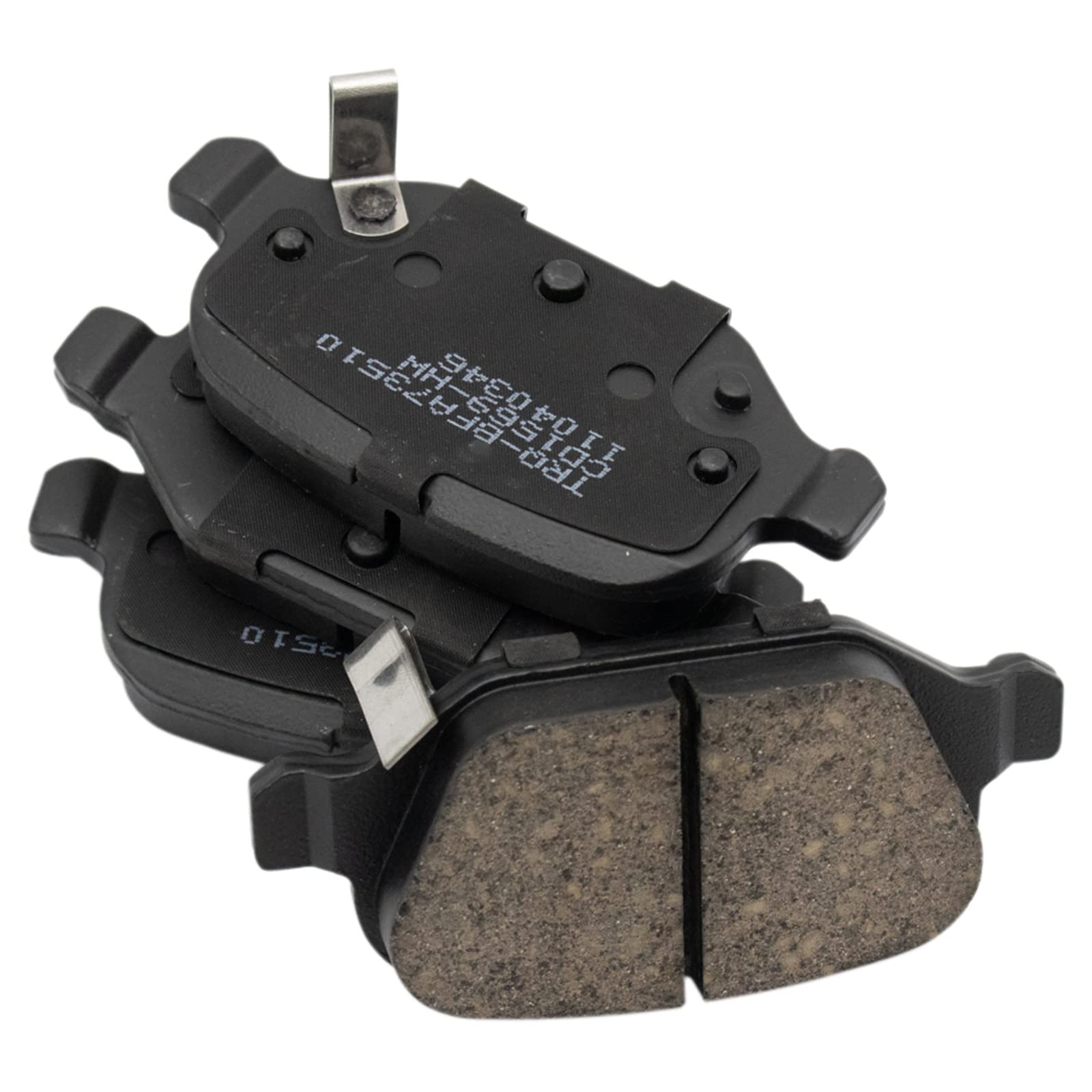 Trq Rear Brake Pads Ceramic Compatible With 2012-2019 Fiat 500
