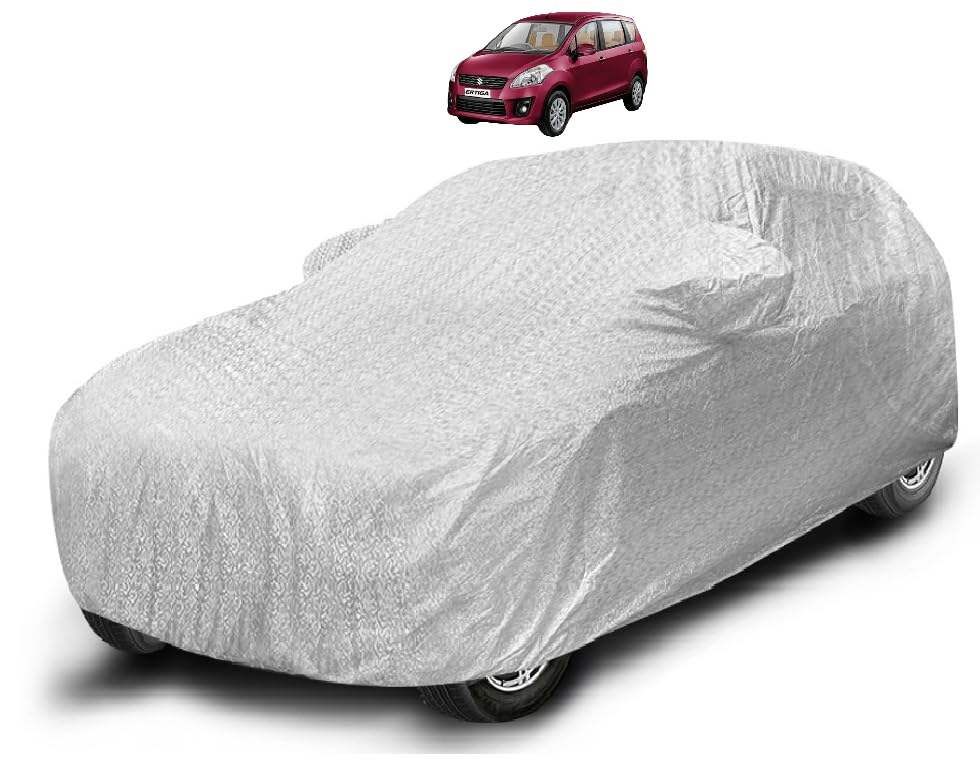 Maruti Suzuki Ertiga Car Cover (Old, Waterproof) (Metallic Silver, 1 Unit)