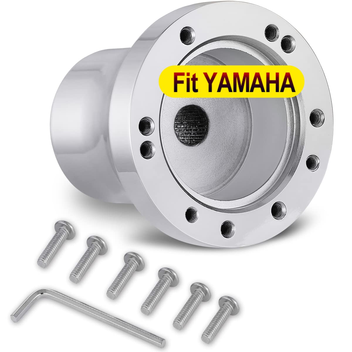 SHUNCHENXIANG Golf Cart Steering Wheel Adapter for Yamaha - Includes Installation Tools, Ideal for Golf Cart Steering Wheel Accessories
