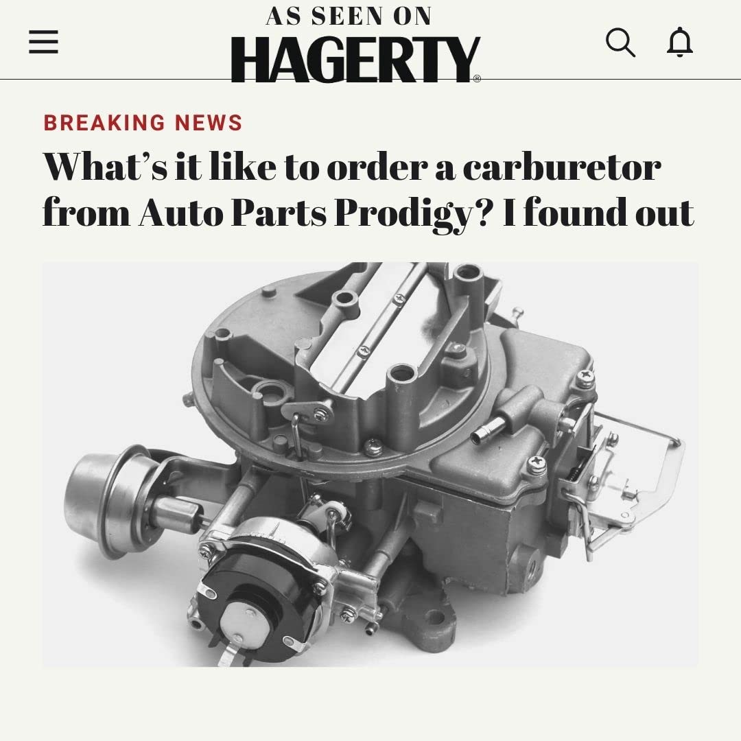 Auto Parts Prodigy 2 Barrel Carburetor for Ford 289 302 351 Cu Jeep Engine, Electric Choke, Replaces Motorcraft 2150