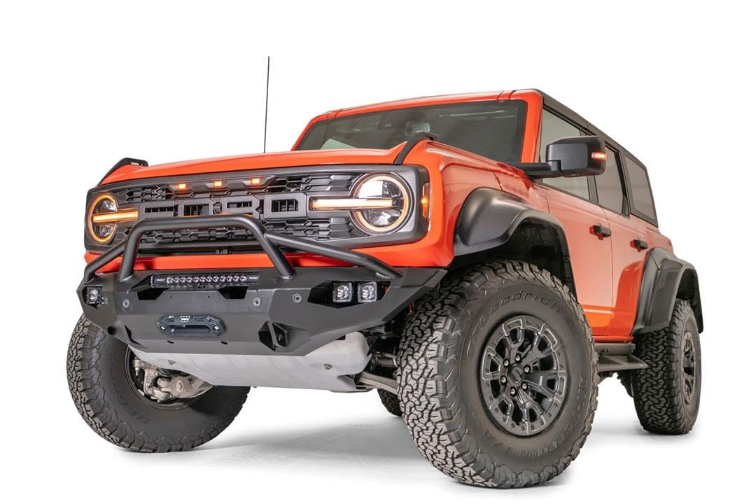 Fab Fours Br22-X5752-1 Matrix Front Bumper Fits 22-23 Ford Bronco - W/Pre-Runner Guard