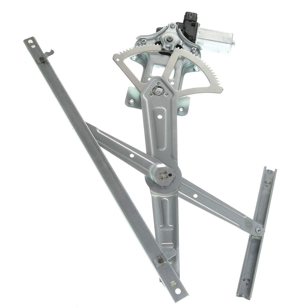 YHTAUTO Power Window Regulator Driver Side 6-Pin Motor Assembly for Mitsubishi Lancer 2008-2017, Silver