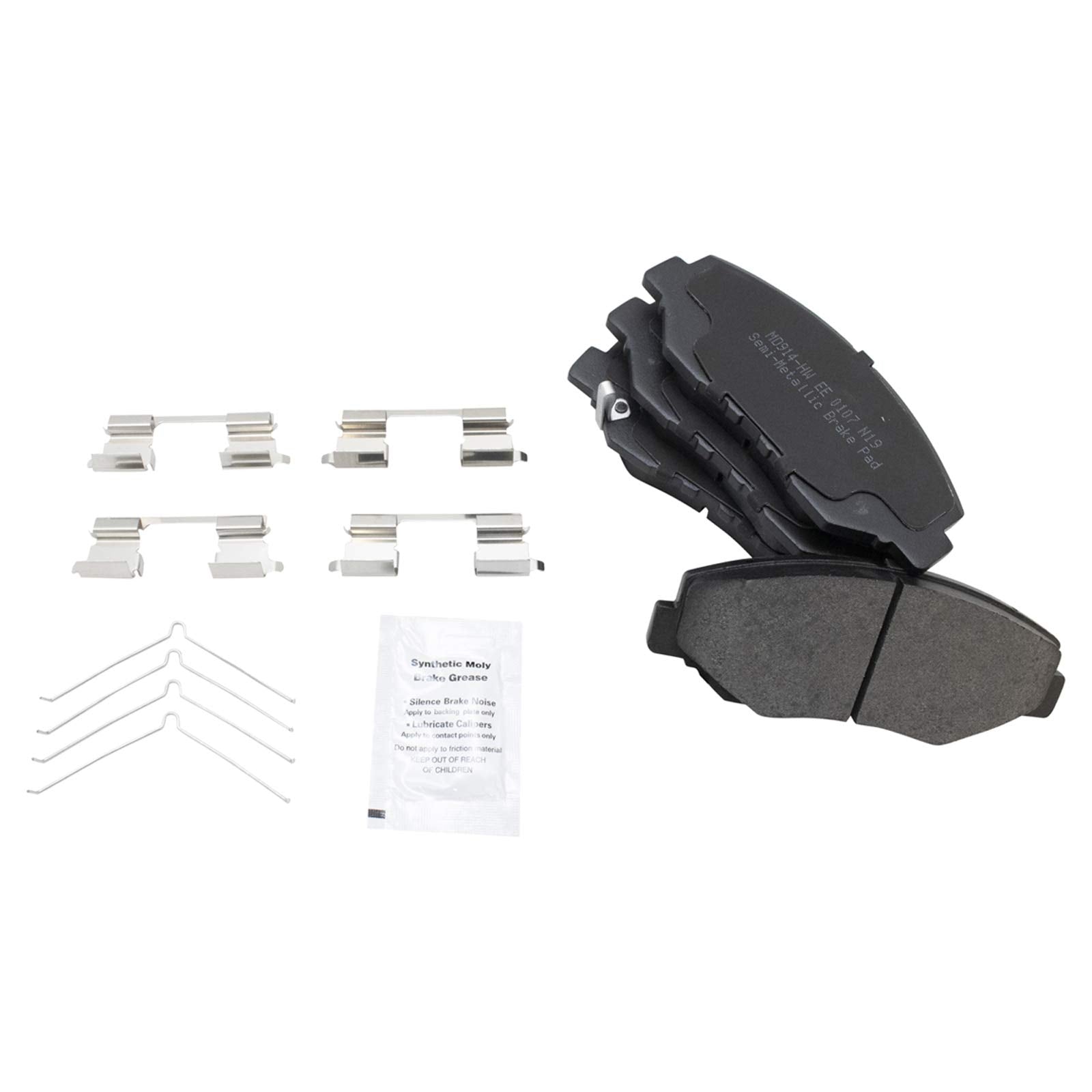 Trq Front Brake Pad & Rotor Kit Compatible With 2012-2015 Honda Cr-V