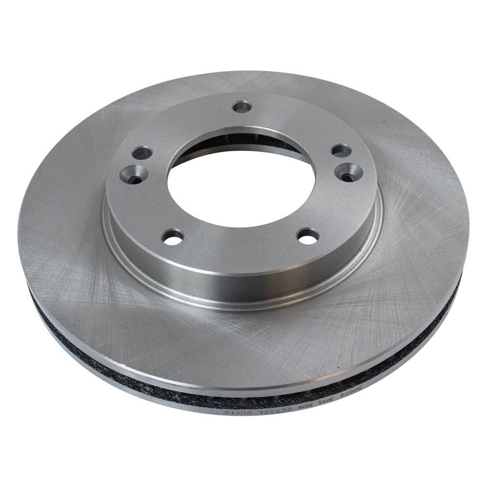 Trq Front Brake Rotors Set Vented Compatible With 2003-2006 Kia Sorento