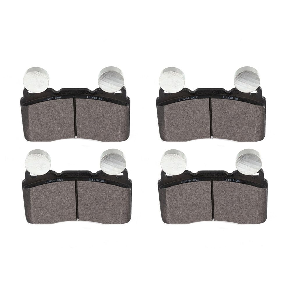 Cciyu D1474 Front Semi-Metallic Disc Brake Pads Kit For Chevrolet Camaro 2010-2015 4Pcs