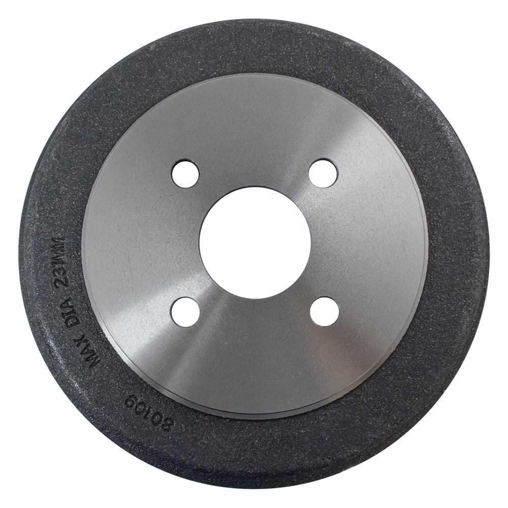 Trq Rear Brake Drum Pair Set For 2005-2008 Chevy Cobalt / 2007-2008 Pontiac G5 / 2003-2007 Saturn Ion / 2005-2006 Pontiac Pursui
