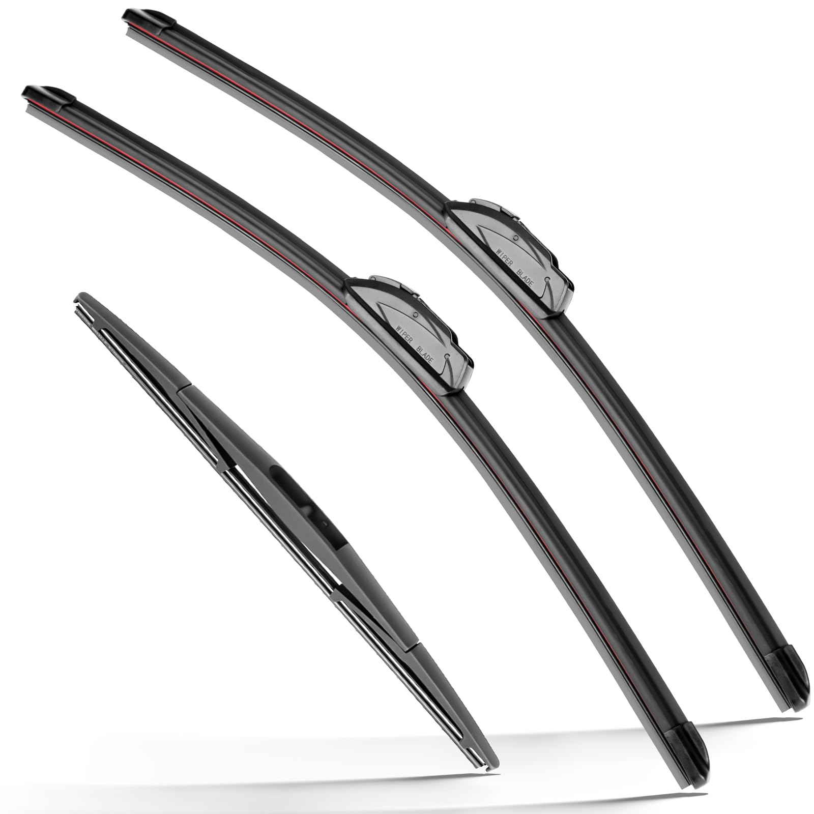 Raintok Windshield Wiper Blade Set Replacement For 2005-2022 Honda Odyssey Original Equipment Replacement Front Rear Wiper Blade