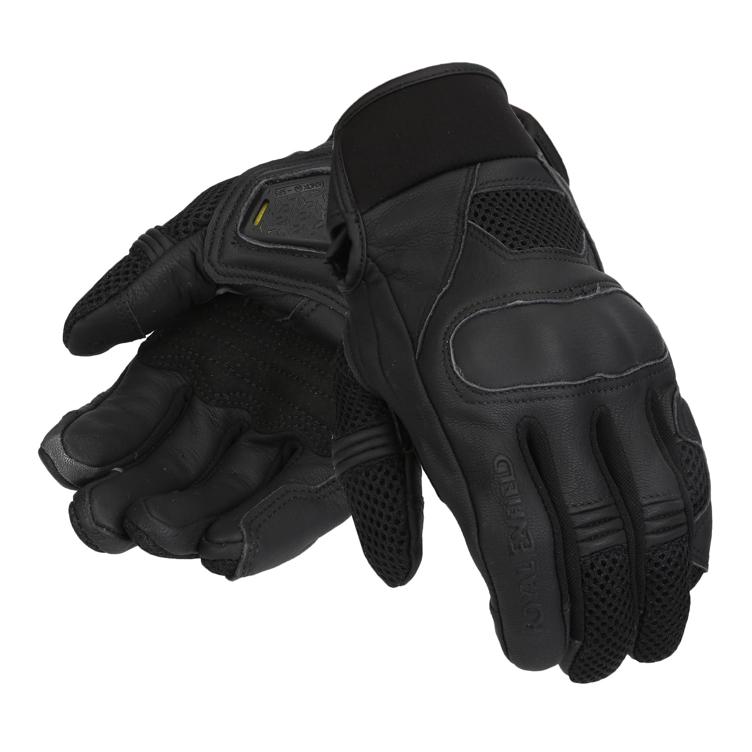 Royal Enfield Roadbound Ce Certified Riding Gloves Black M 21Cm With Knox And Sps Protection And Excellent Ventilation, Cycling,