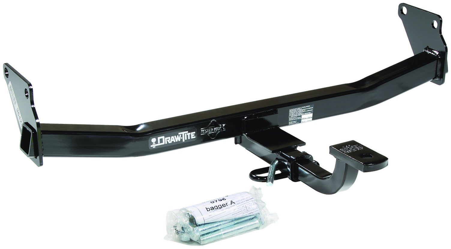 Draw-Tite 36423 Class Ii Frame Hitch With 1-1/4 Square Receiver Tube Opening , Black