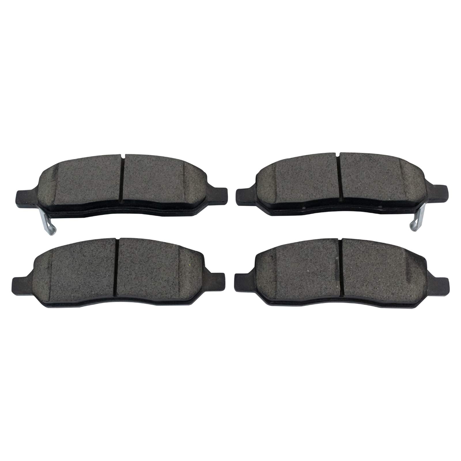 TRQ Rear Brake Pads Ceramic Compatible with 2006-2011 Buick Lucerne Cadillac DTS