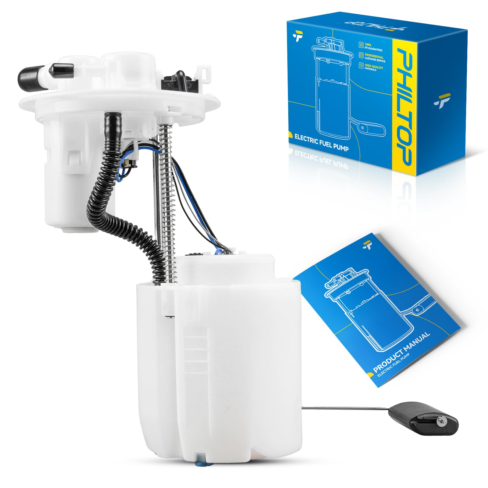 PHILTOP Electric Fuel Pump Assembly Kit - Direct Fit for Kia Soul 2016-2019 1.6L & 2.0L - OEM Number: 94460B2000, 31110B2550, 31