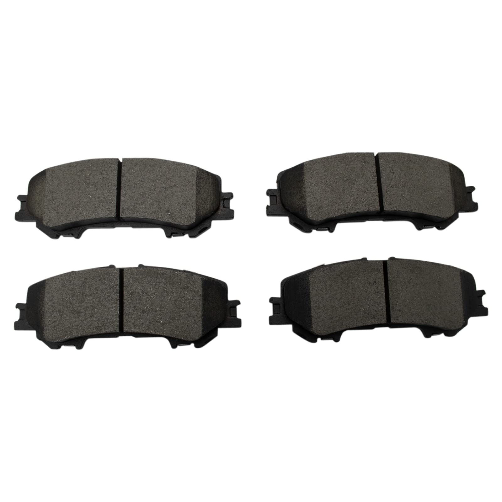 TRQ Rear Brake Pads Ceramic Compatible with 2017-2021 Nissan Titan
