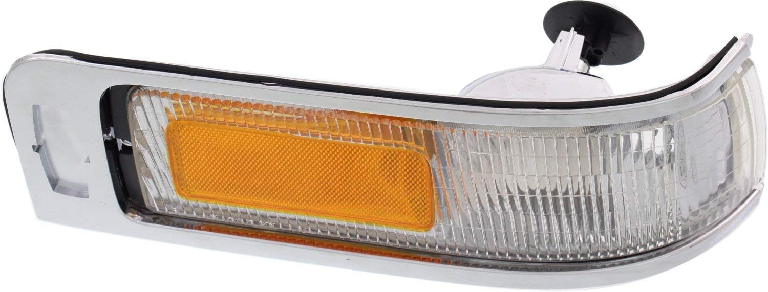 Epic Lighting Oe Style Halogen Corner Lights W/Emblem Provision Assembly Replacement For Ford 95-97 Town Car [ Fo2550132 Fo25511