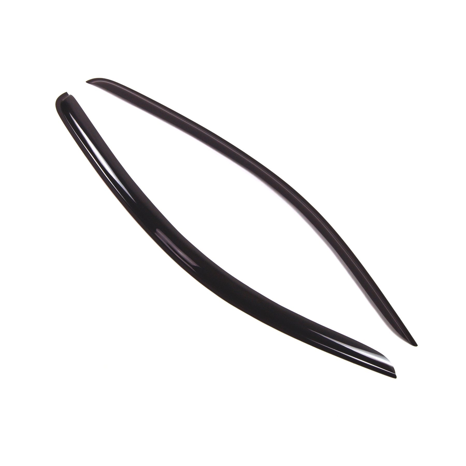 Tuningpros Outside Mount Window Vent Visors Rain Guards Compatible With Ford Mustang 2005-2014 | Side Window Wind Deflectors Rai
