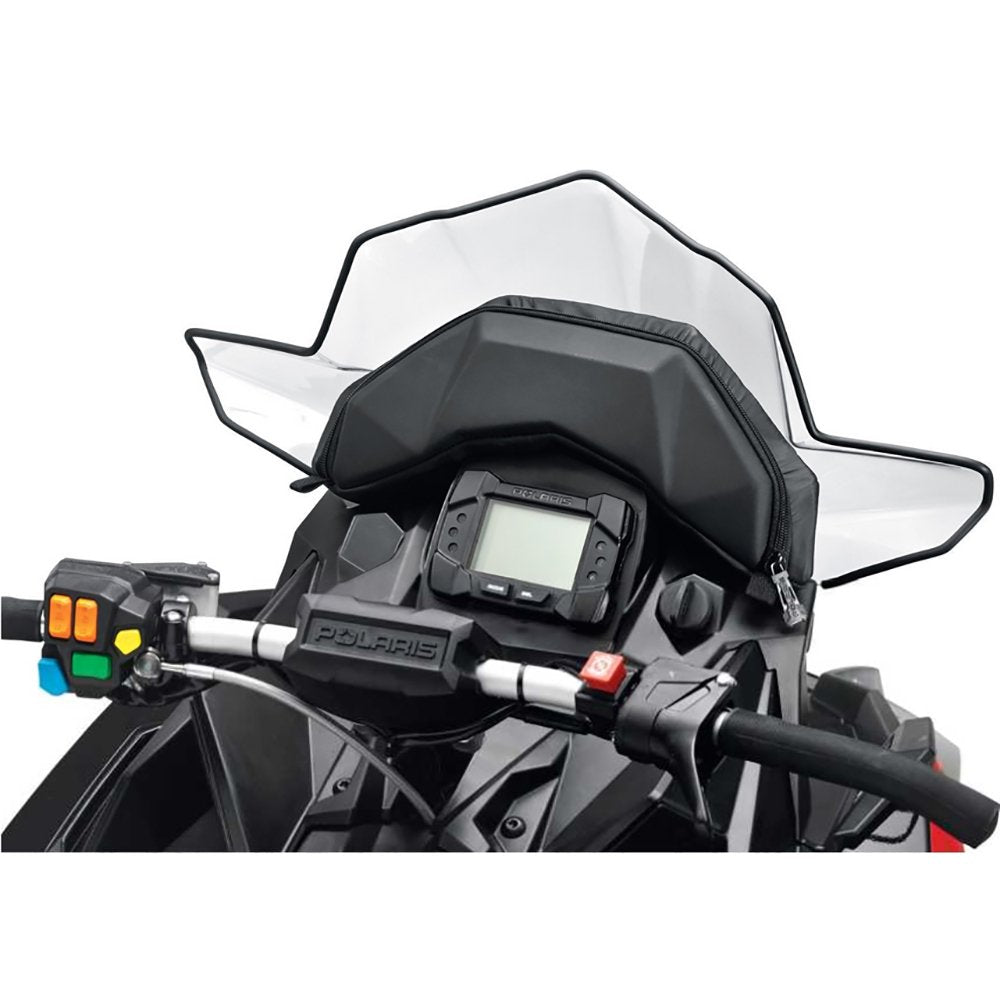 Polaris Snowmobile Heated Windshield Bag - Large, Black, Molded EVA Foam, Model 8542069876
