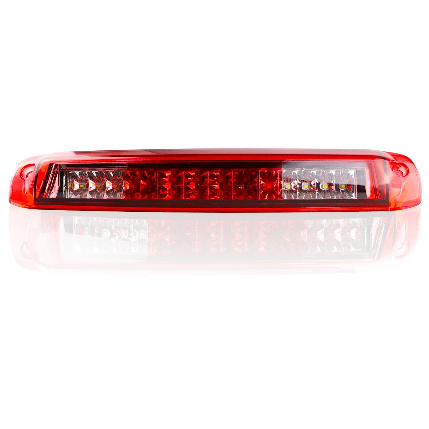 Tresound 3Rd Third Brake Light For 1999-2006 Chevy Silverado/Gmc Sierra Led Cargo Light High Mount Lamp, Chrome Housing Red Lens