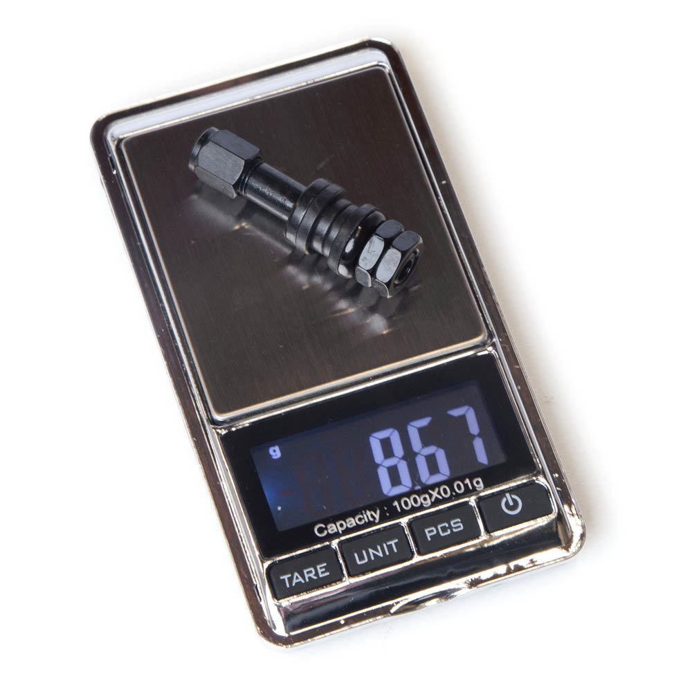 Circuit Performance Vs43 Black Bolt-In Valve Stems 43Mm (Set Of 4)
