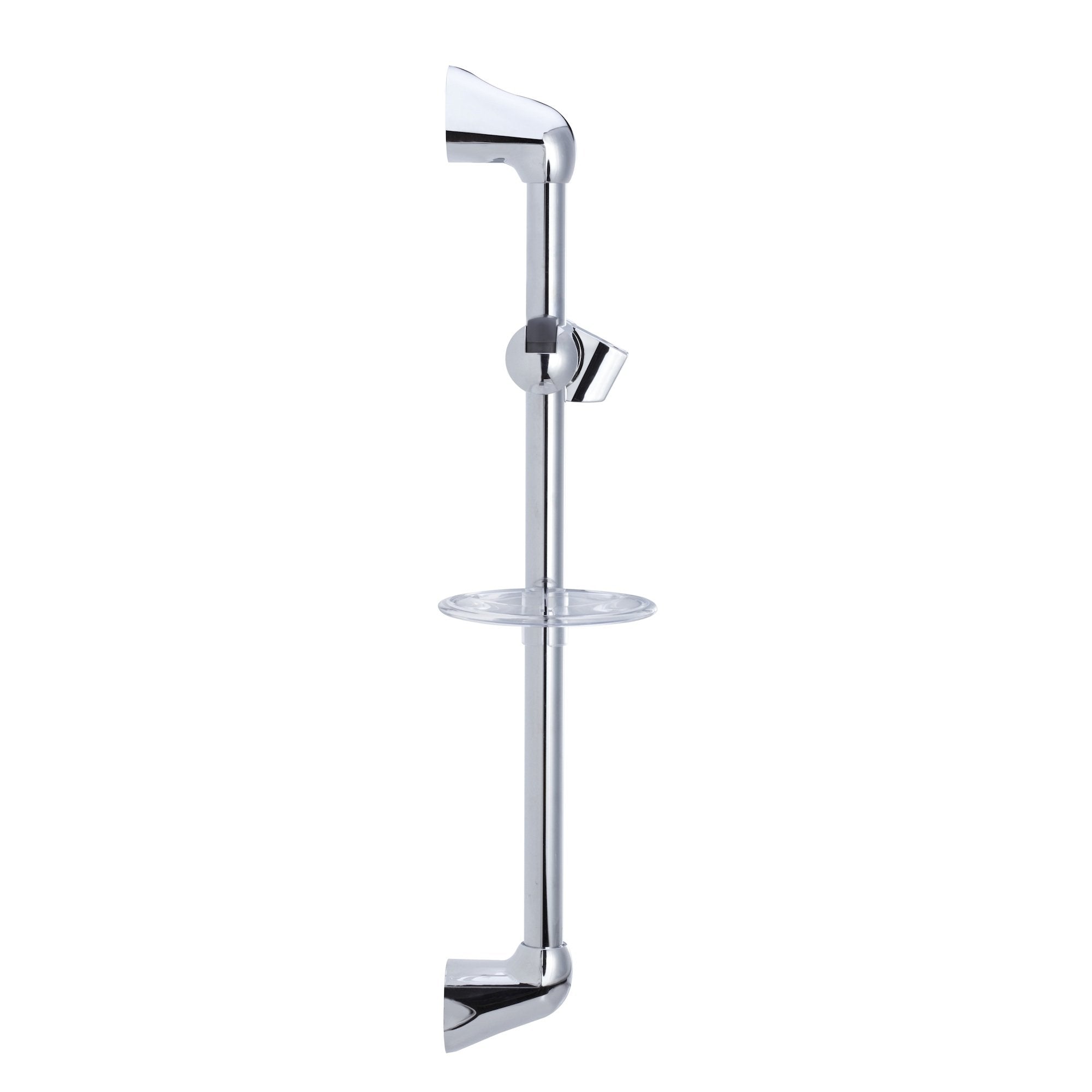 Dura Faucet RV Handheld Showerhead with Adjustable Slide Bar, Chrome, Model DF-SA300CL-CP