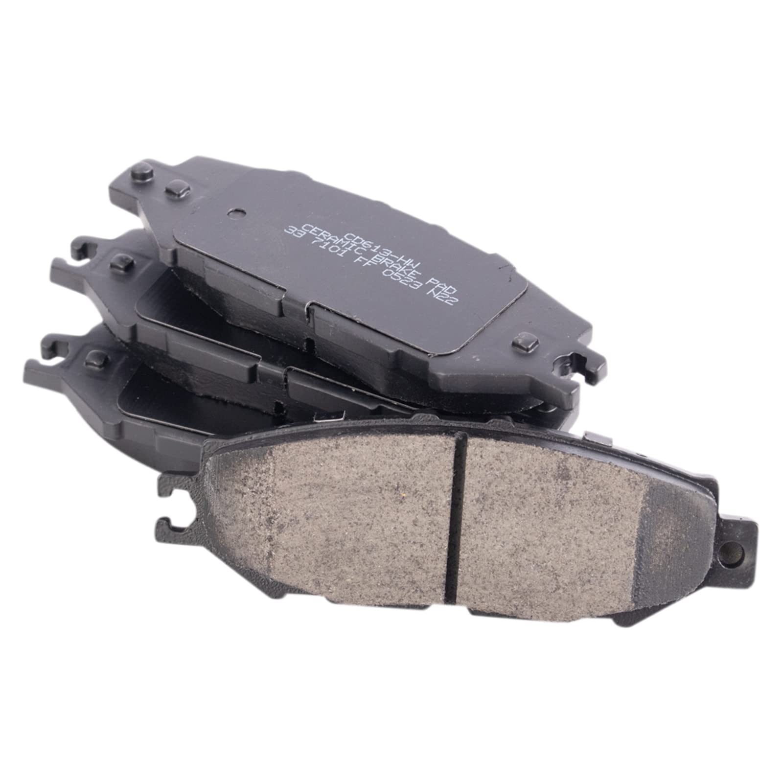 TRQ Rear Brake Pads Ceramic Compatible with 1993-2000 Lexus LS400