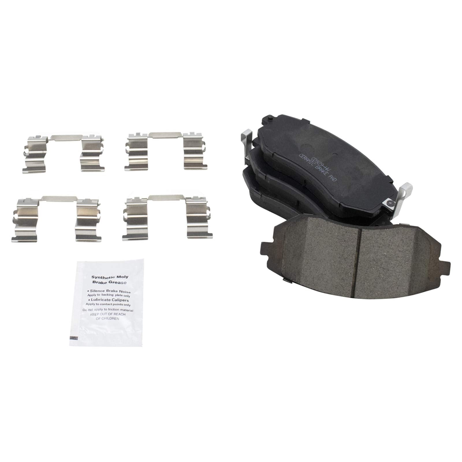 Trq Front Brake Pad & Rotor Kit Brake Pads Brake Rotor Ceramic Compatible With 2009 Subaru Legacy