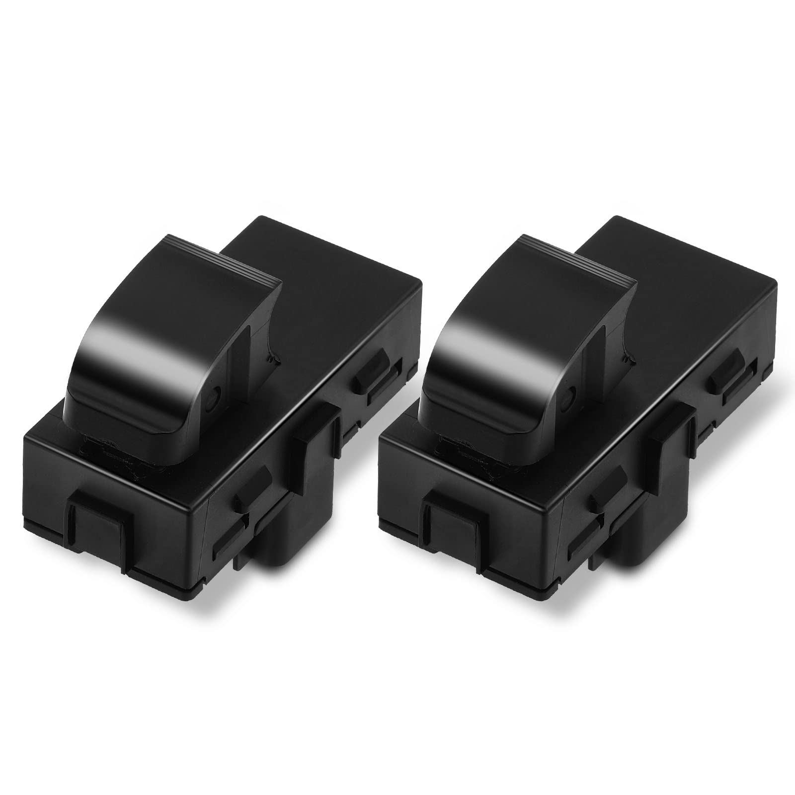 A-Premium Rear Side 2-Pc Set Window Switch Compatible With Chevrolet Silverado 1500 2500 Hd 3500Hd, Traverse & Gmc Sierra 1500, 