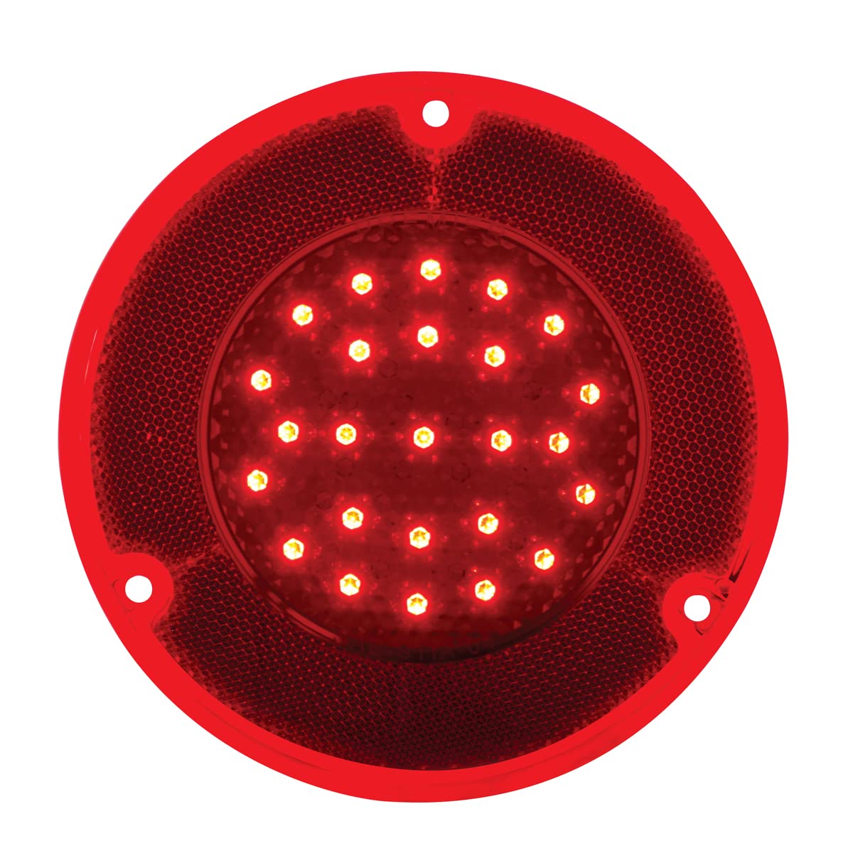 United Pacific Ctl6772Led Super Bright 25Led Tail Light For 1967-72 Chevy/Gmc Stepside Truck, Injection Molded Lens, 1157 Plug C