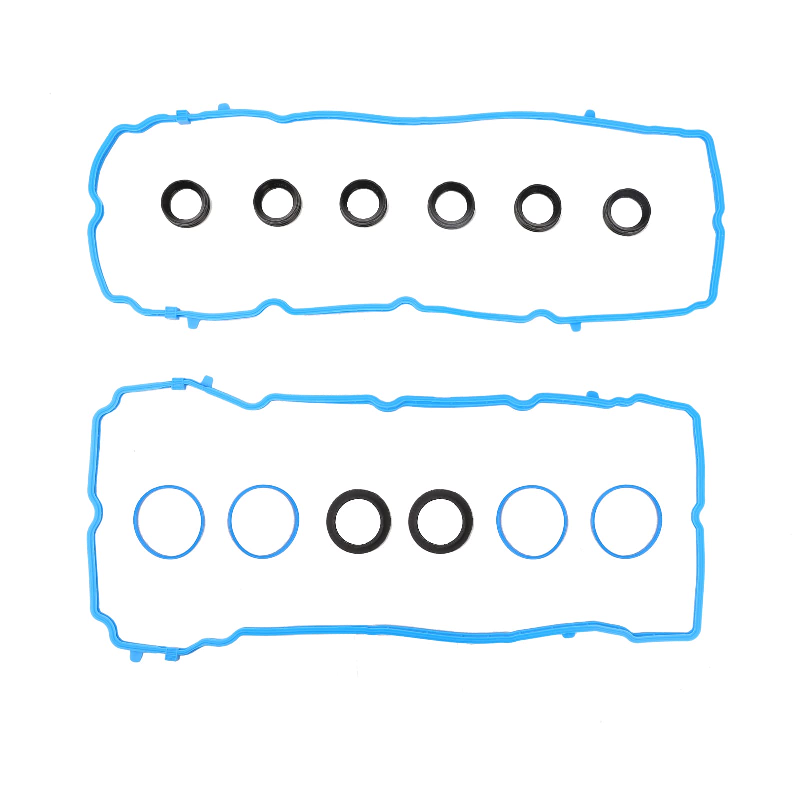 Valve Cover Gasket Set - Compatible With 3.6L V6 Dodge Journey, Durango, Avenger, Jeep Cherokee, Wrangler, Ram 1500, Promaster, 