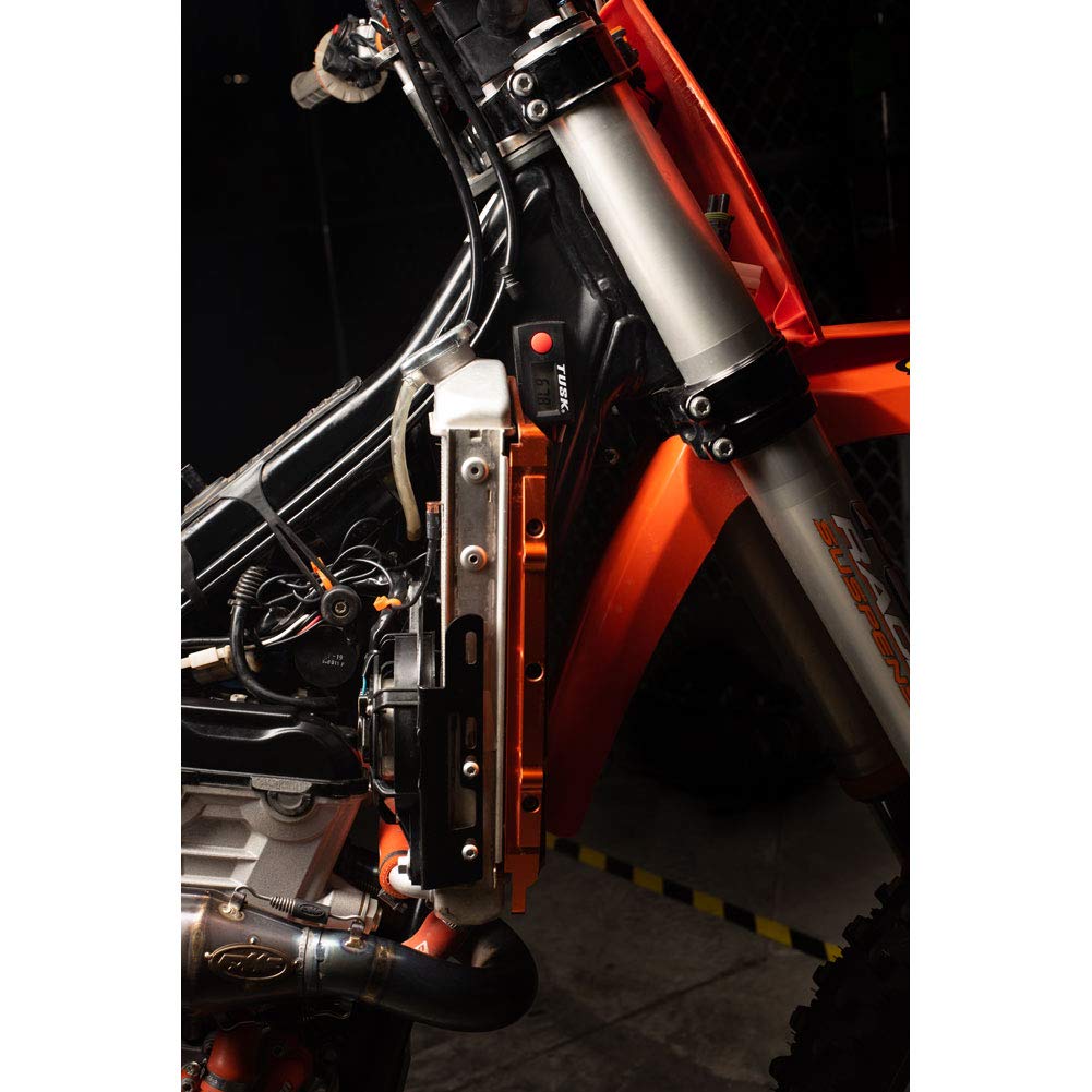 TUSK Digital Radiator Fan Kit - Aluminum for KTM 300 XC-W Six Days 2017-2018