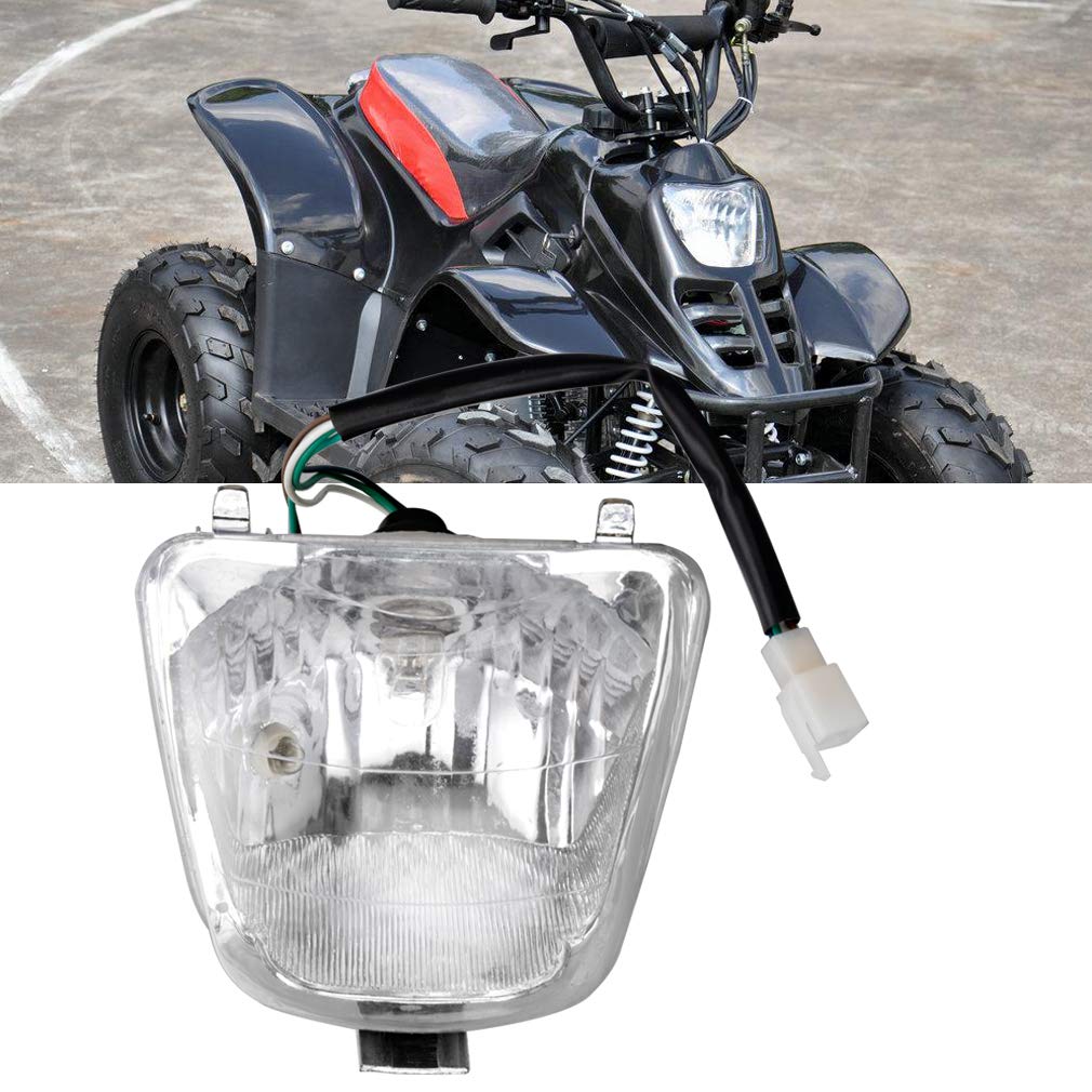 HIAORS Chinese ATV Quad Headlight Head Light Lamp Assembly for Taotao 3050C Coolster SunL 50cc 70cc 90cc 110cc 125cc 150cc Peace