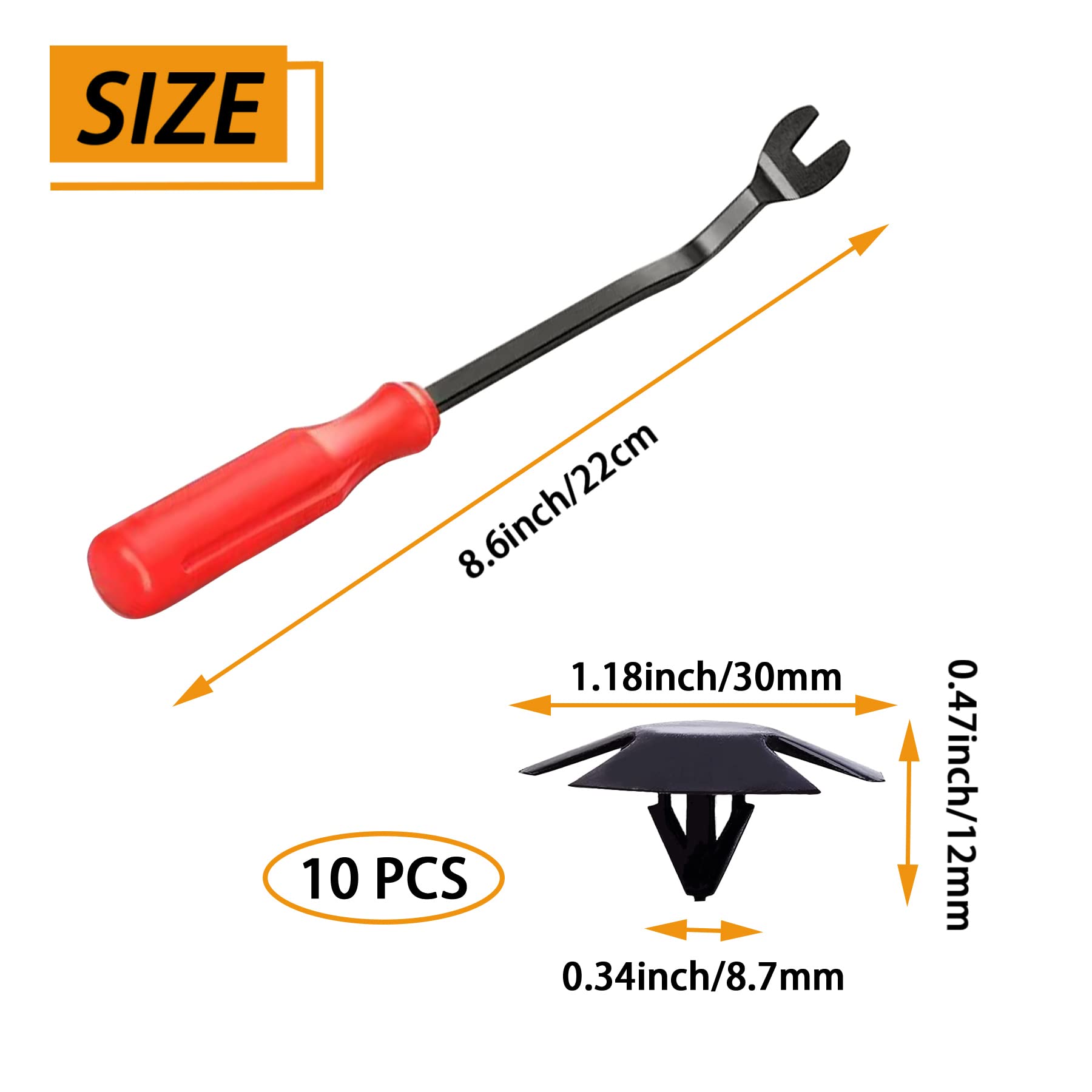 Windshield Washer Sprayer Nozzles Hose Kit - 4 Meters Windshield Washer Hose with Hose Connectors & Hood Insulation Retainers &
