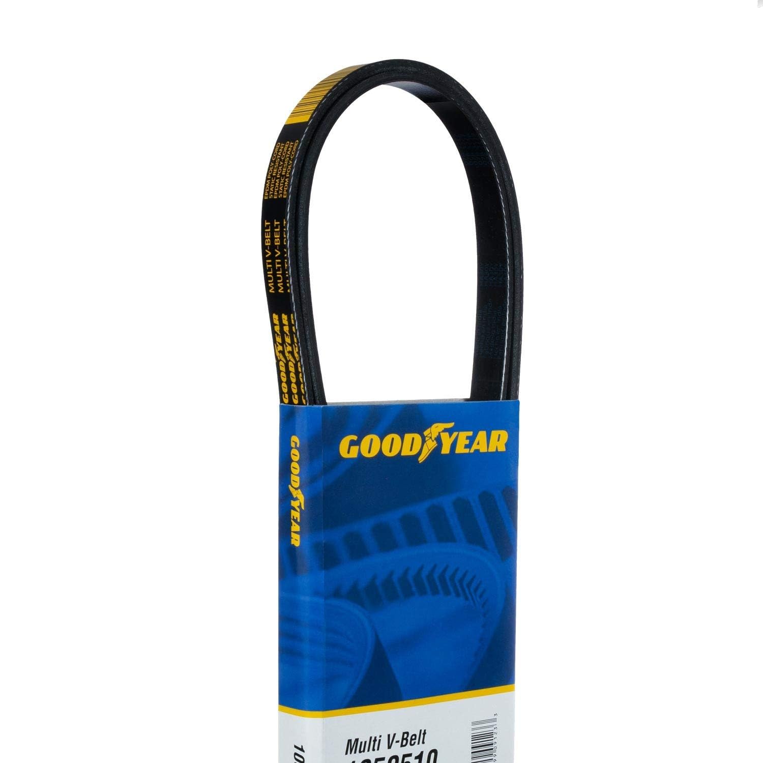 Goodyear Belts 1050405 Serpentine Belt, 5-Rib, 40.5 Length for 1988-2017 for 2011-2016 Buick & 2002-2014 Chevrolet & 1993-1997 F