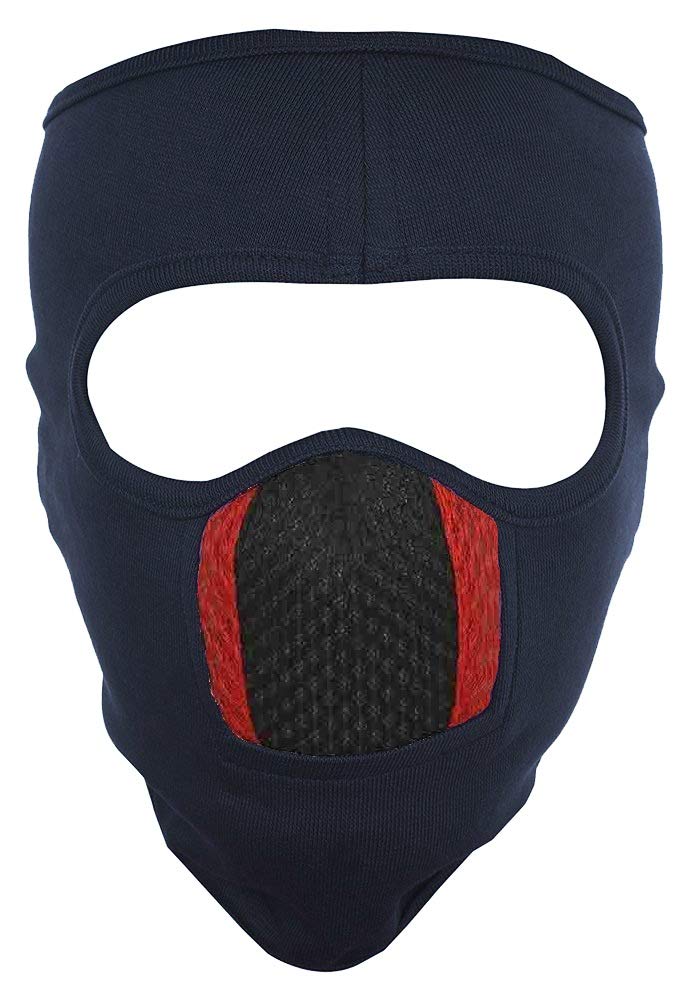Gajraj Cotton Mask (Navy) For Unisex